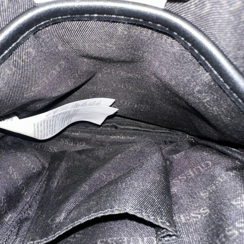 Guess Crossbody Bag black and grey monogram like new