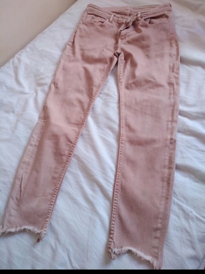 Elastic pink jeans used, size S from Pull&Bear