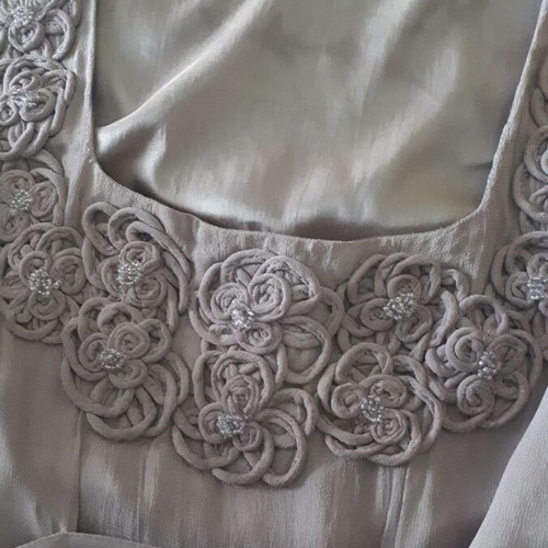 Katerina Dapi dress purple medium like new, handmade