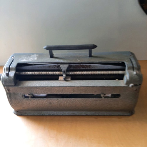 Perkins Brailler typewriter used for braille embossed characters
