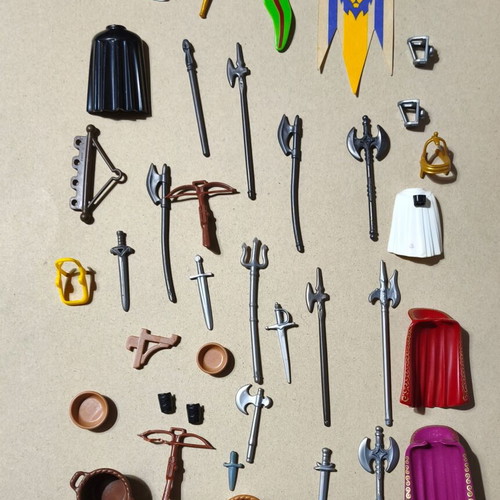 Playmobil knights and castles pieces like new