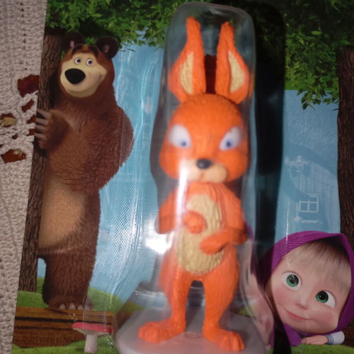 Squirrel collectible figure from Masha and the Bear new