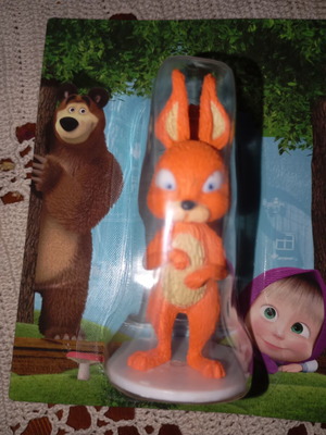 Squirrel collectible figure from Masha and the Bear new