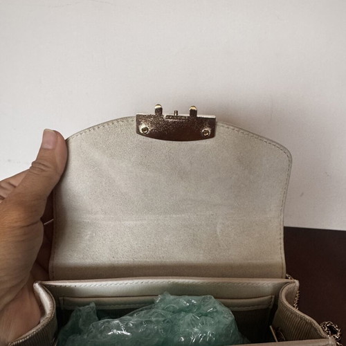 Furla Metropolis white crossbody bag limited edition