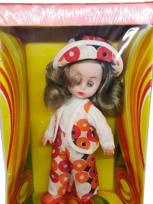 Vintage συλλεκτική κούκλα Plaggona Mirella δεκαετίας '70 27εκ μεταχειρισμένη