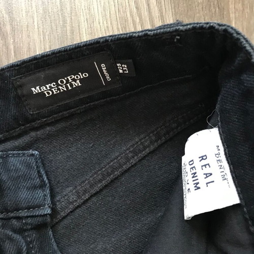 Marc O’Polo high waisted wide leg jeans new, size 25, black