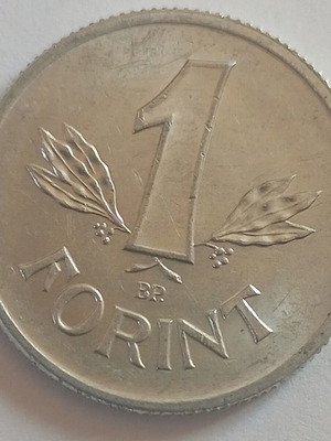 1 Forint used 1989 Magyar Nepköztarsasag Hungarian coin