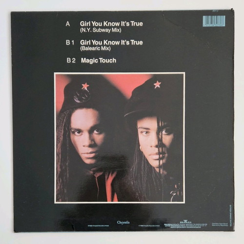 Milli Vanilli Girl You Know It's True 12" Maxi Single like new