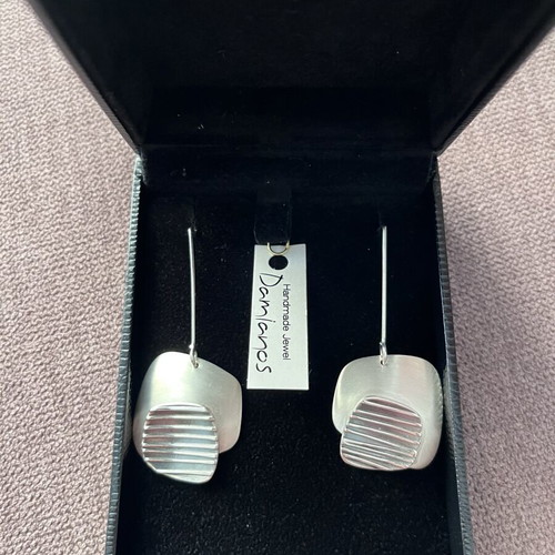 Damianos Statement handmade silver earrings 925