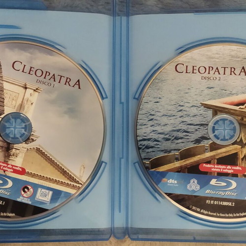 Cleopatra double Blu-Ray like new with Greek subtitles