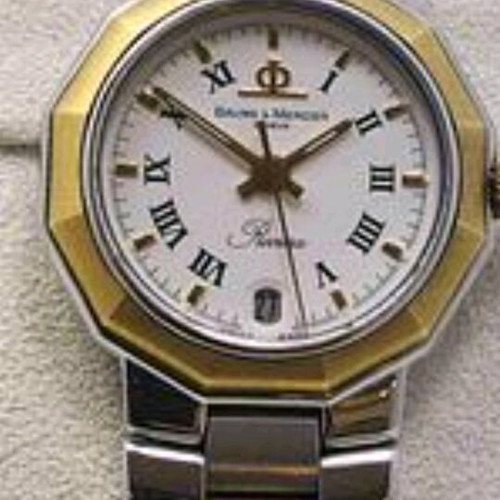 Baume & Mercier women's wristwatch like new, steel and 18k gold