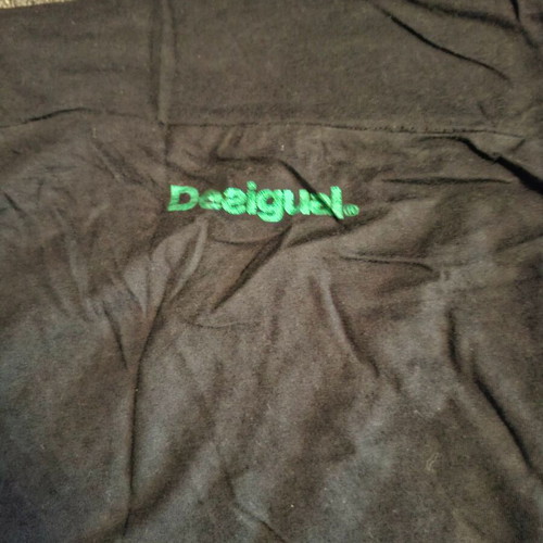 Asymmetric Desigual skirt size S like new, black multicolor