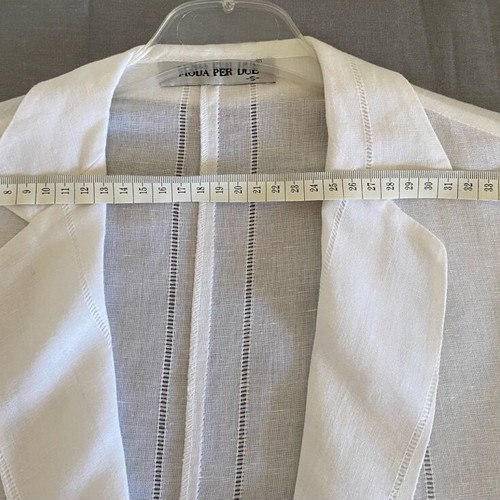 Linen jacket used, white, size S