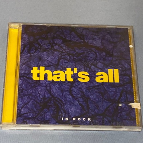 That's All In Rock CD used, rare Greek rock