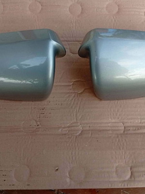 Audi A4 Quatro 2002 mirror caps silver metallic color new