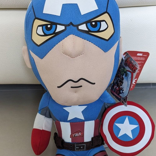 Captain America plush Marvel Avengers new talking toy