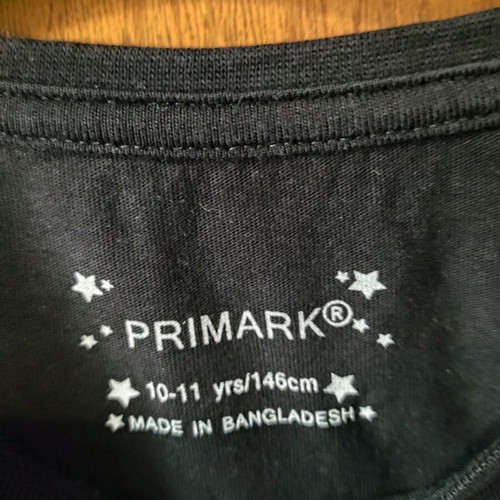 Primark girl’s blouse with rhinestones like new, size 146 cm