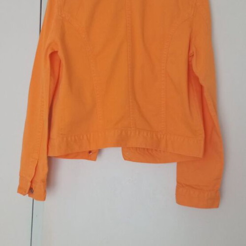 The Hip Site orange jacket cotton used size L