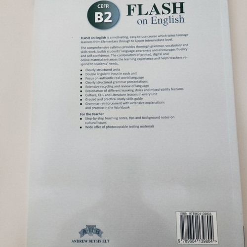 Flash on English B2 Teacher's Workbook like new, with answers