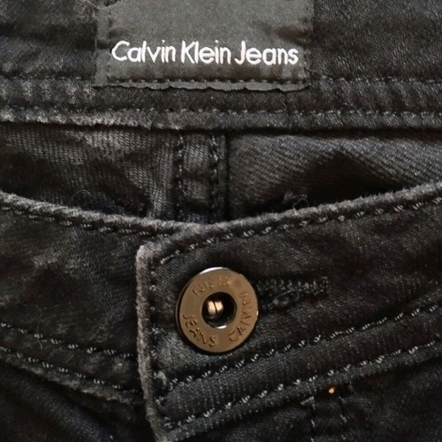Calvin Klein Jeans black women's denim shorts like new, size S
