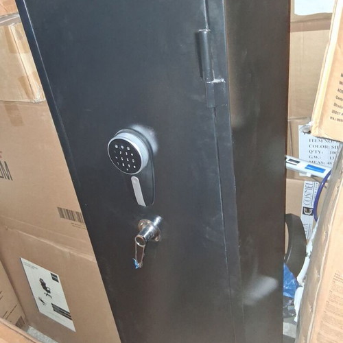 Gun safe large digital cabinet with key and code lock like new