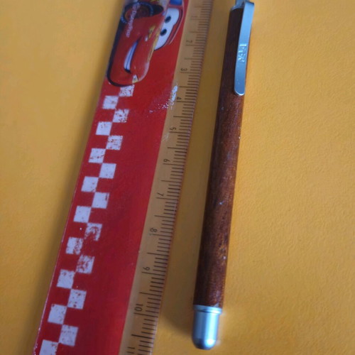 Mini NAVA pen made of wood like new, needs refill