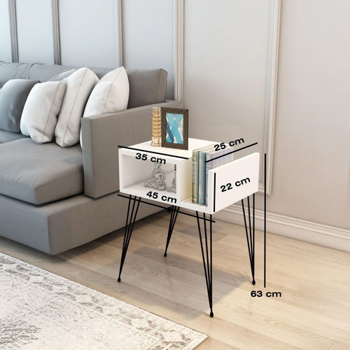 TwinRack multifunctional table new, 3 colors, chipboard and metal