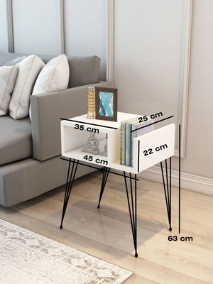 TwinRack multifunctional table new, 3 colors, chipboard and metal