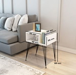 TwinRack multifunctional table new, 3 colors, chipboard and metal