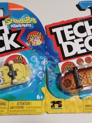 Νέο πακέτο Tech Deck Spongebob Squarepants (Santa Cruz) σφραγισμένα