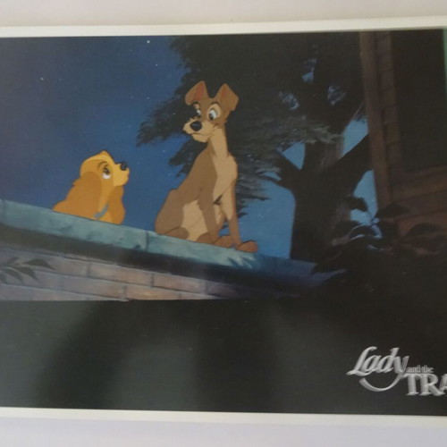 Disney The Lady and the Tramp authentic movie photos set of 6, like new