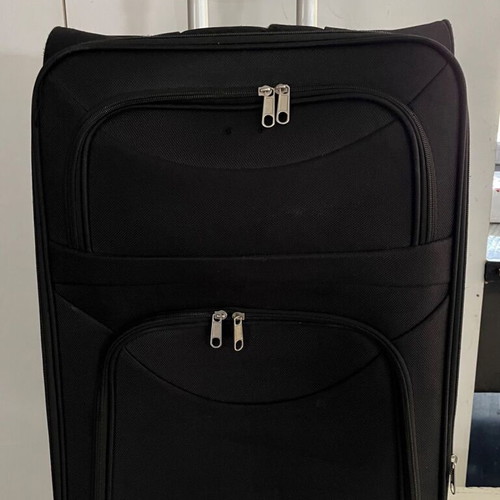 Suitcases used, pack of 9, black and blue