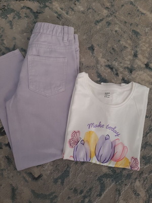 Girls' clothing set 8-9 yrs like new