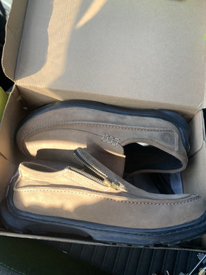 Texter suede casual shoes size 45 like new, brown leather