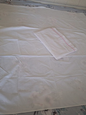 Baby cotton bedding set used with pillow and embroidery