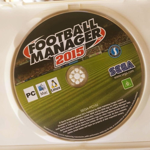 Football Manager 2014 and 2015 PC games used
