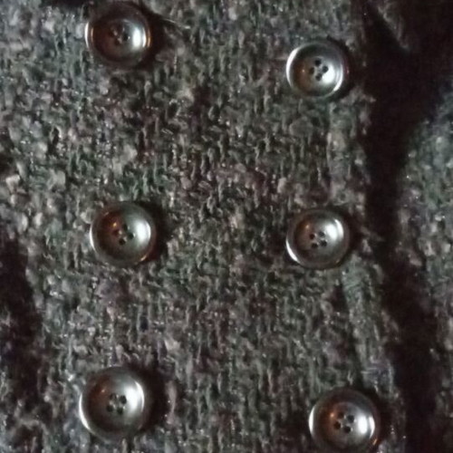 Zara women's winter jacket like new, black boucle wool