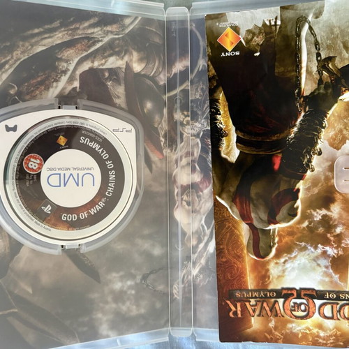 God of War PSP game used, Sony PlayStation Portable