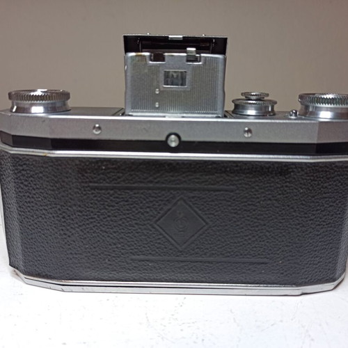 Vintage Film Camera Practica FX used without lens with TLR-style viewfinder