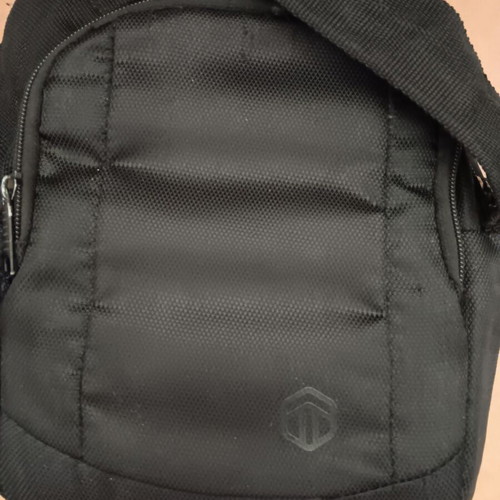 Men's bag used, black