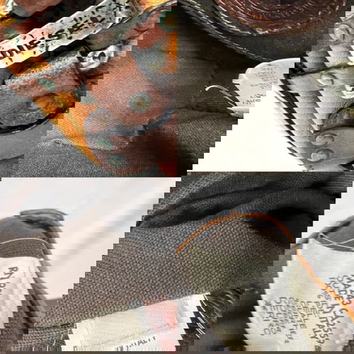 Кафява кожена мини чанта Diesel употребявана