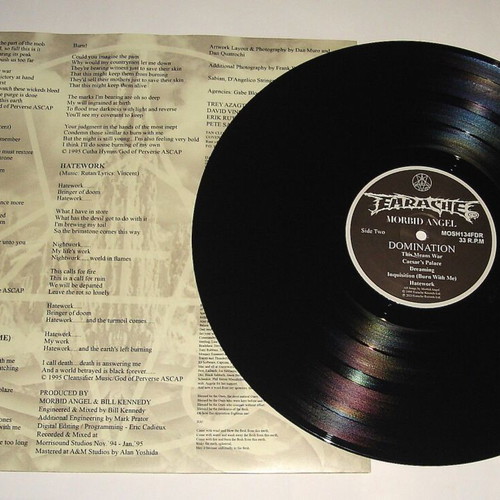 Morbid Angel Domination LP like new, metal
