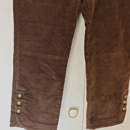 Corduroy women's pants Mara’s Collection brown like new, size L