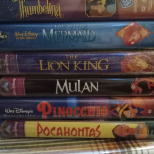 Disney VHS tapes new, English language