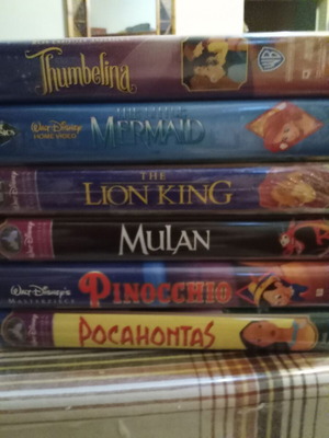 Disney VHS tapes new, English language
