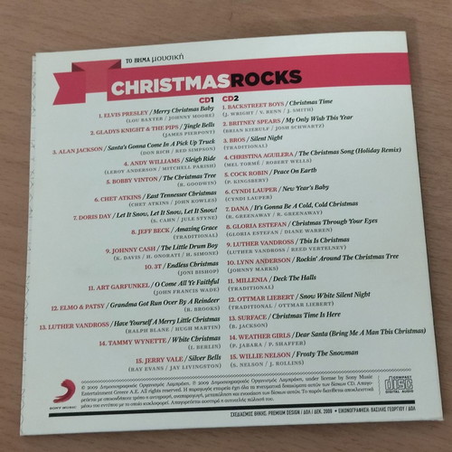 Christmas Rocks double CD new with rock Christmas songs