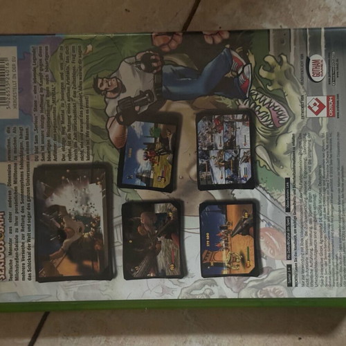 Serious Sam used Xbox game with manual