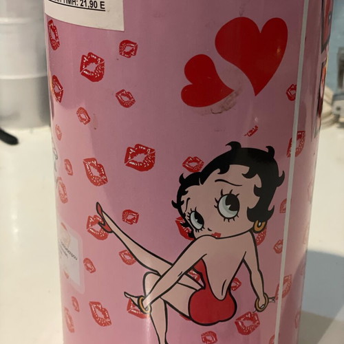 Betty Boop metal storage tin like new