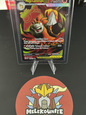 Pokémon TCG Holo Ultra Rare Mega Camerupt Ex #156/132 σαν καινούργιο