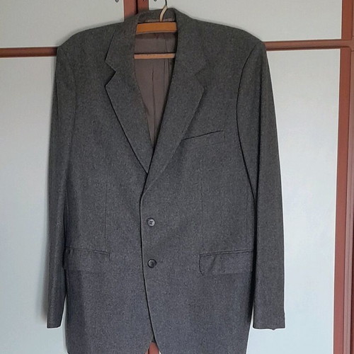 Wool blazer Abrand Jeans gray and brown like new size 54